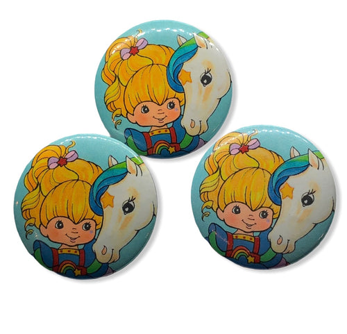 1983 Rainbow Brite Pinback Button NOS