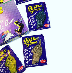 80’s Unopened Glitter Glove Sticker Pack