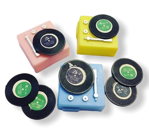 Small Plastic Doll Size Record Player