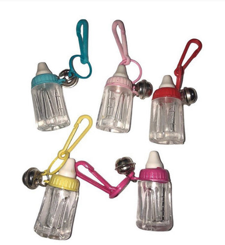 80’s NOS Baby Bottle Bell Clip Charm