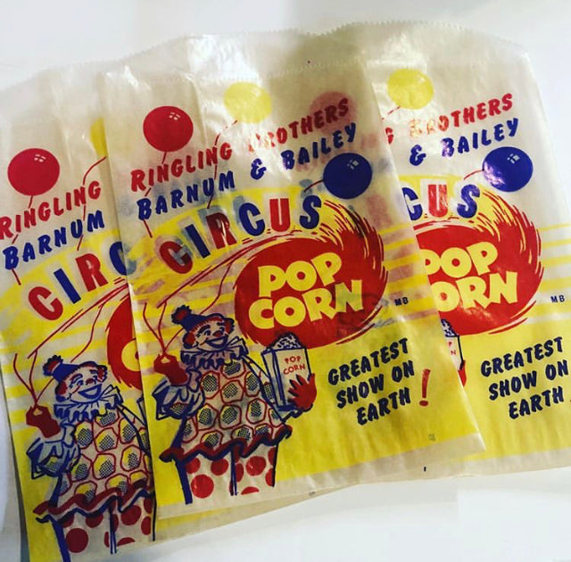 1950’s Barnum & Bailey Circus Popcorn Bag