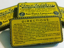 Load image into Gallery viewer, 1900s Unused Pinex Laxative Tin