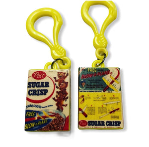 Sugar Crisp Cereal Box Vending Charm