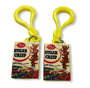 Sugar Crisp Cereal Box Vending Charm