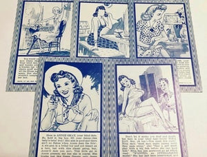 1941 Blind Date Arcade Cards NOS