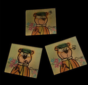 Yogi Bear and Bees Vari Vue Lenticular Card