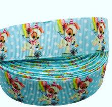 Load image into Gallery viewer, Retro Balloon Dog Grosgrain Ribbon Per Yard