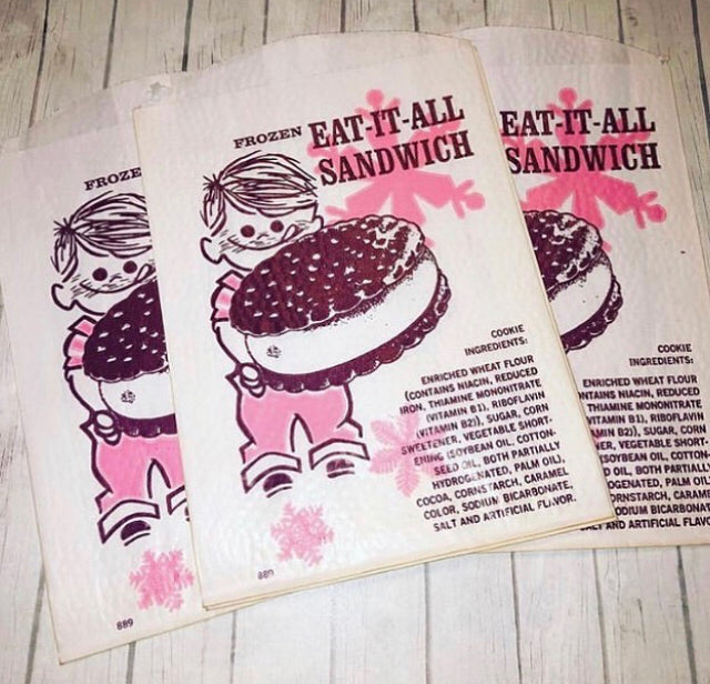 50’s/60’s Eat it All Ice Cream Sandwich Bags