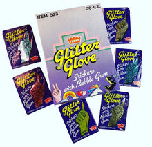 Load image into Gallery viewer, 80’s Unopened Glitter Glove Sticker Pack