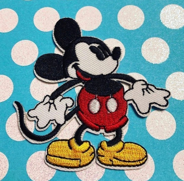 Mickey Mouse Iron On Patch