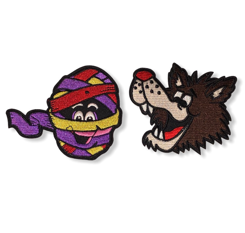 Fruit Brute or Yummy Mummy Cereal Monster Iron On Patch