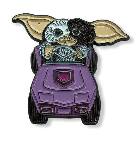 Gizmo in Corvette Enamel Pin