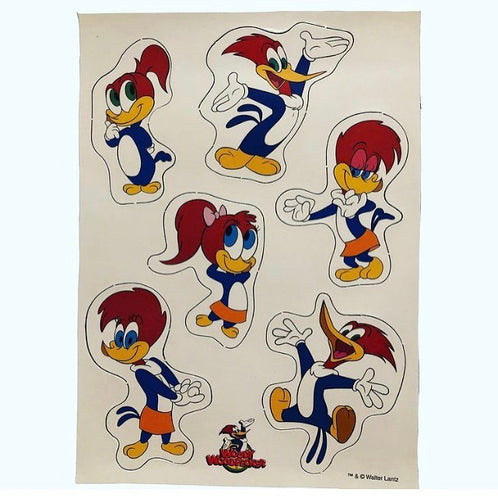 1990’s Woody Woodpecker Punch Out Magnets
