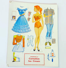 Load image into Gallery viewer, Carnation Ice Cream Promotional Paper Doll Set