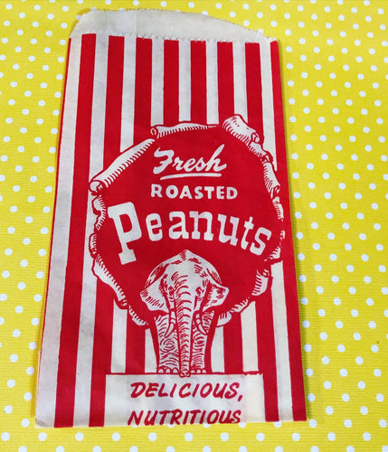 1950’s Unused Peanuts Bag with Elephant