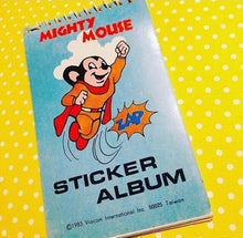 Load image into Gallery viewer, 1983 Mighty Mouse Sticker Book