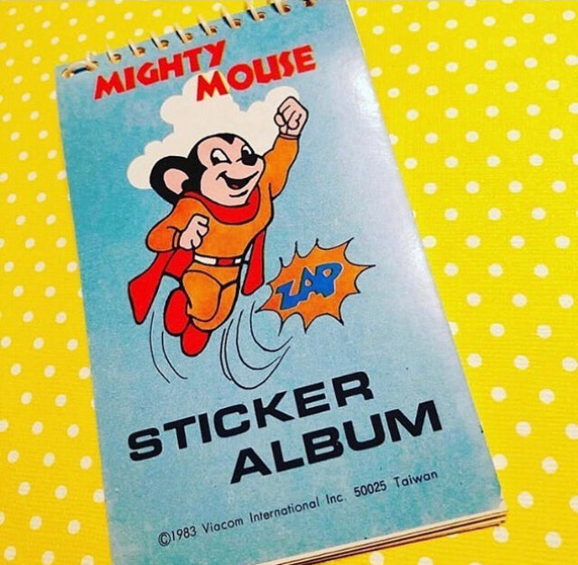 1983 Mighty Mouse Sticker Book