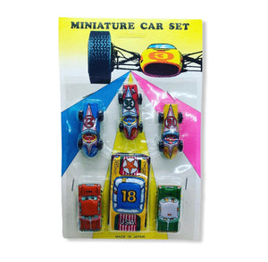 Miniature Japan Tin Litho Car Collection NOS