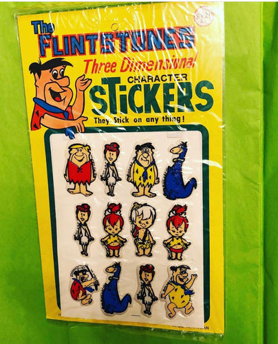 1977 Flintstones NOS Puffy Stickers