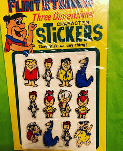 1977 Flintstones NOS Puffy Stickers