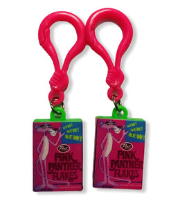 HTF Pink Panther Cereal Box Clip Charm