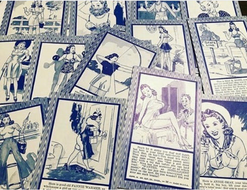 1941 Blind Date Arcade Cards NOS