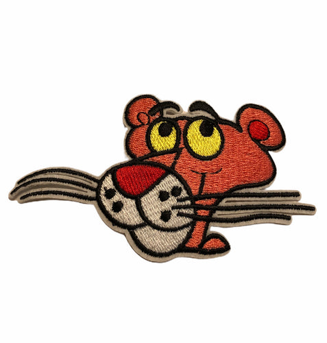 Pink Panther Iron On Patch
