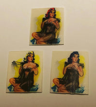 Load image into Gallery viewer, HTF Risque Pinup Girl in Lingerie Flicker Card