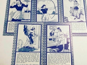 1941 Blind Date Arcade Cards NOS