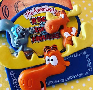 Rocky and Bullwinkle Magnet Set