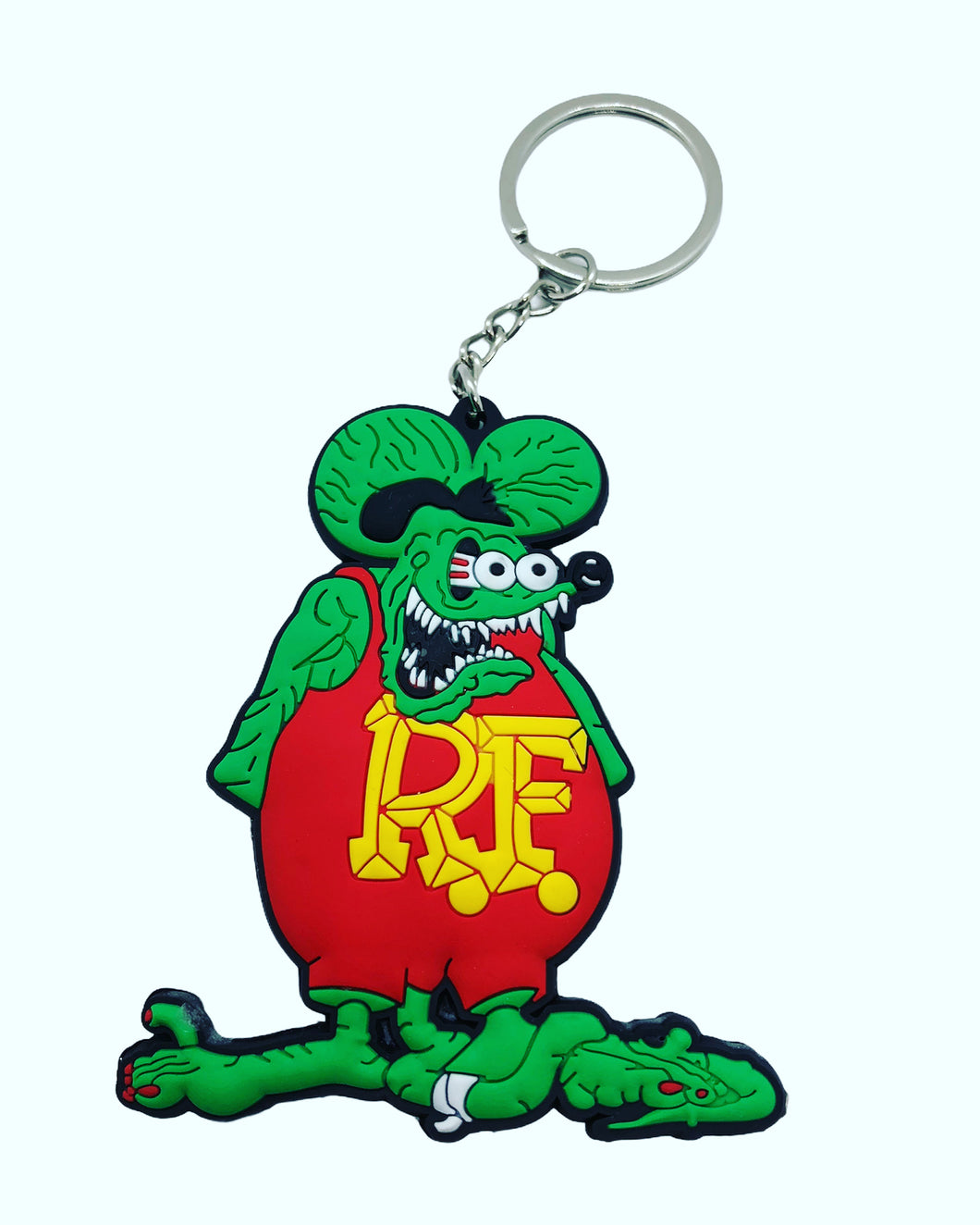 Rat Fink Rubber Keychain