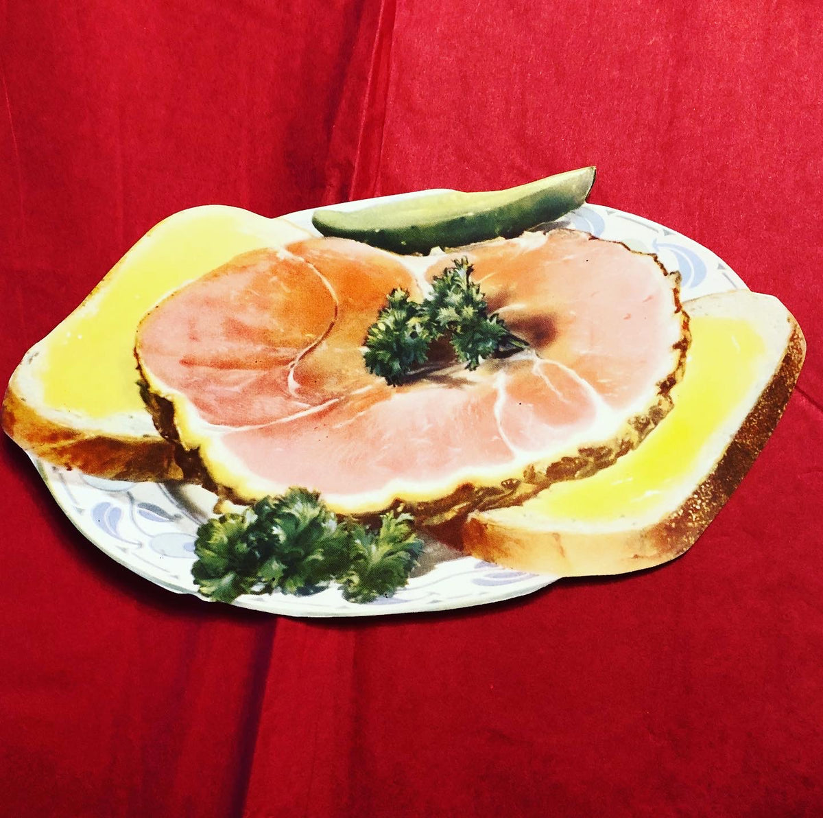 1953 Ham Sandwich Paper Diner Sign – Atomic Kitsch Mart