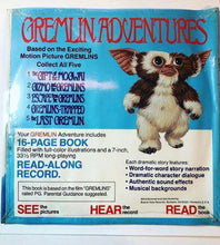 Load image into Gallery viewer, 1984 Sealed Gremlins Book and Record Set