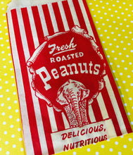 Load image into Gallery viewer, 1950’s Unused Peanuts Bag with Elephant