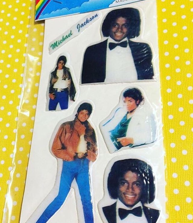 80s Michael Jackson Puffy Stickers