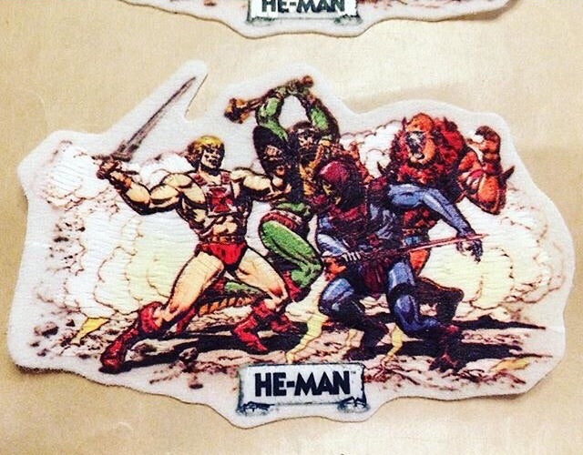 1980s He Man Battle Scene Iron On Patch