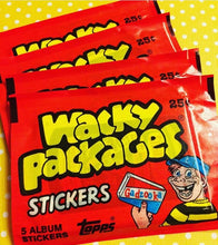 Load image into Gallery viewer, 1986 Unopened Wacky Packages Pack