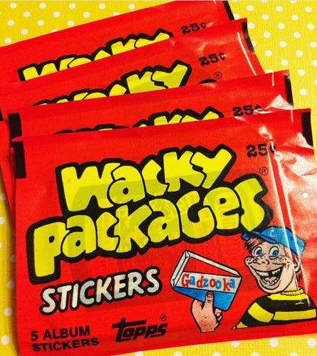 1986 Unopened Wacky Packages Pack