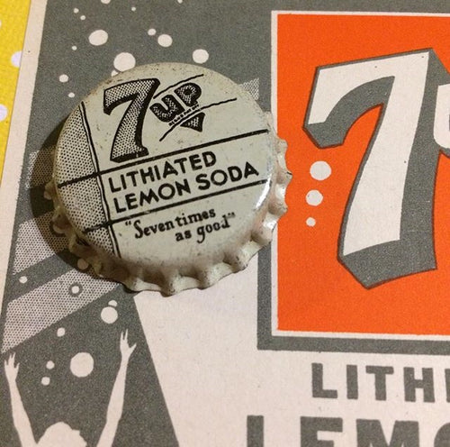 Unused Lithiated 7up Cork Bottle Cap