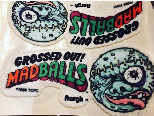 1980s Madballs Aargh Iron On Patch