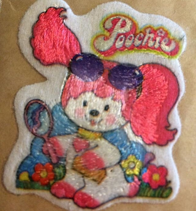 80s Poochie Iron On Patch with Mirror